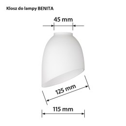 Klosz do lampy BENITA