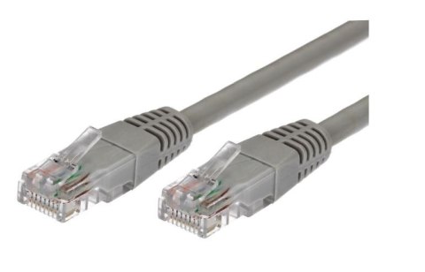 TB Kabel Patchcord miedziany kat.6A RJ45 UTP 1m. szary