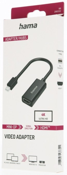 Hama Adapter Mini DisplayPort HDMI 4K