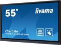 IIYAMA Monitor interaktywny 55 cali TE5512MIS-B3AG INFRARED,40pkt,IPS,4K,7H,WiFi,VGA,HDMI, USB-c,Wifi,Bluetooth,metal,8ms
