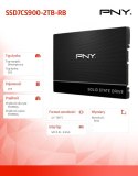 PNY Dysk SSD 2TB 2,5 SATA3 SSD7CS900-2TB-RB