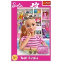 Trefl Puzzle 100 elementów Poznaj Barbie