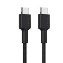 AUKEY CB-CD45 nylonowy kabel Quick Charge USB C - USB C | 0,9m | 3A | 60W PD | 20V