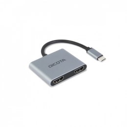 DICOTA Stacja dokująca USB-C Portable 4-in-1 D ock 4K 2xHDMI 100W PD