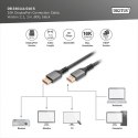 Digitus Kabel połączeniowy PREMIUM DisplayPort 2.1 16K 60Hz DP/DP M/M 1m Czarny