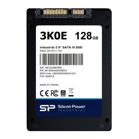 Dysk SSD Silicon Power 3K0E Industrial 128GB 2.5" SATA3 (540/230 MB/s)