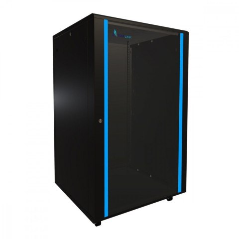 Extralink Szafa rack 27U 800x800mm czarna stojąca