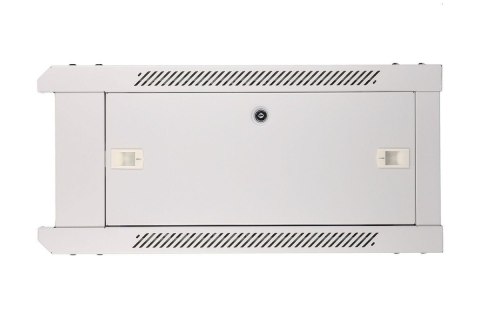 Extralink Szafka wisząca rack 4U 600x600 szara szklane drzwi