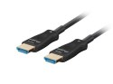 LANBERG KABEL HDMI M/M V2.1 30M 8K OPTYCZNY AOC CA-HDMI-30FB-0300-BK