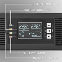 Qoltec Zasilacz awaryjny UPS do RACK | 2kVA | 2000W | Power Factor 1.0| LCD | On-line