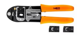 Szczypce do końcówek telefonicznych Neo Tools 4P, 6P, 8P