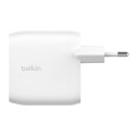 Belkin Ładowarka podwójna 30W USB-C, Power Delivery 60W biała