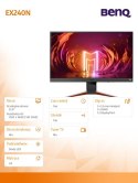 Benq Monitor 23,8 cali EX240N LED 1ms/12mln:1/HDMI/165Hz