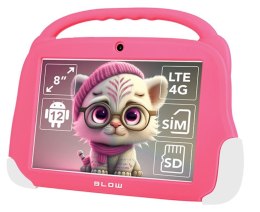 BLOW Tablet KidsTAB8 4G 4/64GB Różowe etui