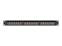 Lanberg Patchpanel 24 port 1U KAT6A EK. PPSA-1024-B Czarny