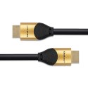 Qoltec Kabel HDMI v2.1 Ultra High Speed 8K | 60Hz | 30AWG | 1m Złoty