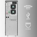 Qoltec Zasilacz awaryjny UPS 6kVA | 6000W | Power Factor 1.0 | LCD | EPO| USB | On line