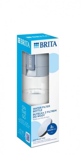 Brita Butelka filtrująca Vital + 2 MicroDisc jasny błękit