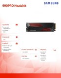 Samsung Dysk SSD 990PRO Heatsink NVMe 1TB