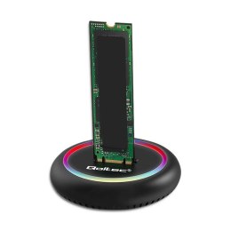 Stacja dokująca Qoltec dysków SSD M.2 | NVMe | SATA | USB-C | 2TB