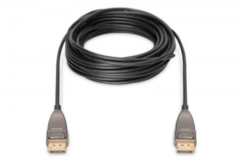 Digitus Kabel połączeniowy hybrydowy AOC DisplayPort 1.4 8K/60Hz UHD DP/DP M/M 20m Czarny