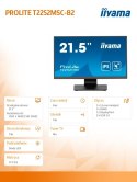 IIYAMA Monitor 22 cale T2252MSC-B2 10 PKT. POJ,IPS,HDMI,DP,2x1W,7H