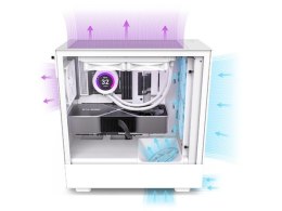 NZXT Obudowa H5 Flow z oknem Biała