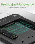 IcyBox Stacja dokująca/klonująca IB-2915MSCL-C31 M.2 dla M.2 0NVMe i SATA 2,5/3,5 SSD/HDD