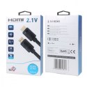 TB Kabel HDMI v 2.1 premium 3 m 8K Czarny Stworzony dla graczy