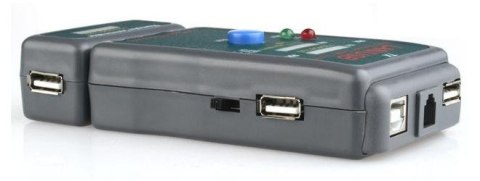 Tester kabli RJ-45, RJ-11, UTP, STP, USB AA/AB Gembird NCT-2