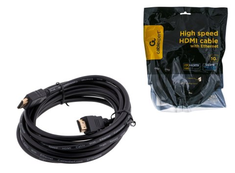 Kabel GEMBIRD CC-HDMI4-10M (HDMI M - HDMI M; 10m; kolor czarny)