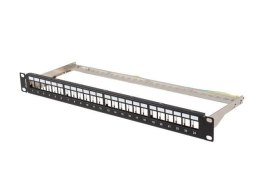 Patch panel pusty Lanberg PPKS-0924-B 24 port 1U 19