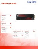 Samsung Dysk SSD 990PRO Heatsink NVMe 2TB