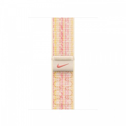Apple Opaska sportowa Nike w kolorze księżycowej poświaty/różowym do koperty 41 mm