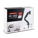 Uchwyt biurkowy do monitora Maclean MC-860 (biurkowy; 13" - 27"; max. 8kg)