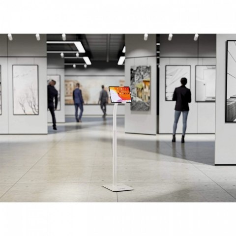 Techly Stojak podłogowy do iPad i tablet 9,7-10,1 cali z ramką i blokadą