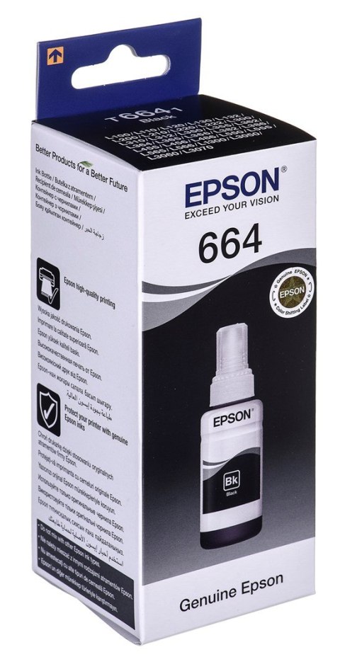 Tusz Epson C13T66414A (oryginał ; 70 ml; czarny)