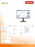 Lenovo Monitor 31,5 cali ThinkVision T32p-30 63D2GAT1EU