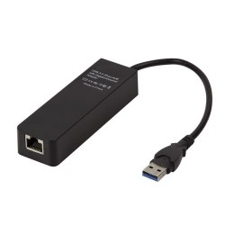 LogiLink Adapter Gigabit Ethernet do USB 3.0 z hubem USB 3.0