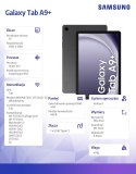Samsung Tablet Galaxy Tab A9+ 11. cali 5G 4/64 GB Szary