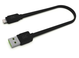 Green Cell Kabel GCmatte USB - Lightning 25 cm, płaski