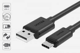 Unitek Kabel USB-C - USB-A 2.0 ; 3M; M/M; C14069BK
