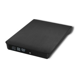 QOLTEC NAGRYWARKA DVD-RW ZEWNĘTRZNA | USB 3.0 | CZARNA