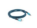 Lanberg Kabel USB-C M/M USB4 1.2m 100W 8K 60HZ czarno-niebieski