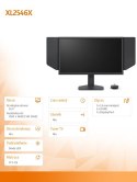 ZOWIE BENQ Monitor XL2546X LED 240Hz/320ansi/HDMI/DP