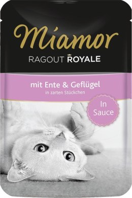 MIAMOR Ragout Royale smak: kaczka z drobiem w sosie - saszetka 100g