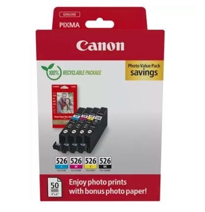 Canon Multipack CLI-526 BK/C/M/Y Photo Value 4540B019