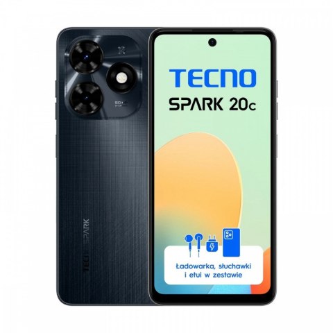 TECNO Smartfon Spark 20C BG7n 128+8 Czarny