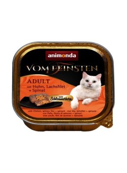 ANIMONDA Vom Feinsten Classic Cat smak: kurczak, łosoś + szpinak 100g