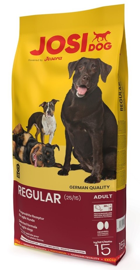 JOSERA JosiDog Regular - sucha karma dla psa - 15 kg